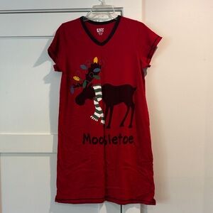 🎄Lazy One Red Moosletoe Nightshirt 🎄